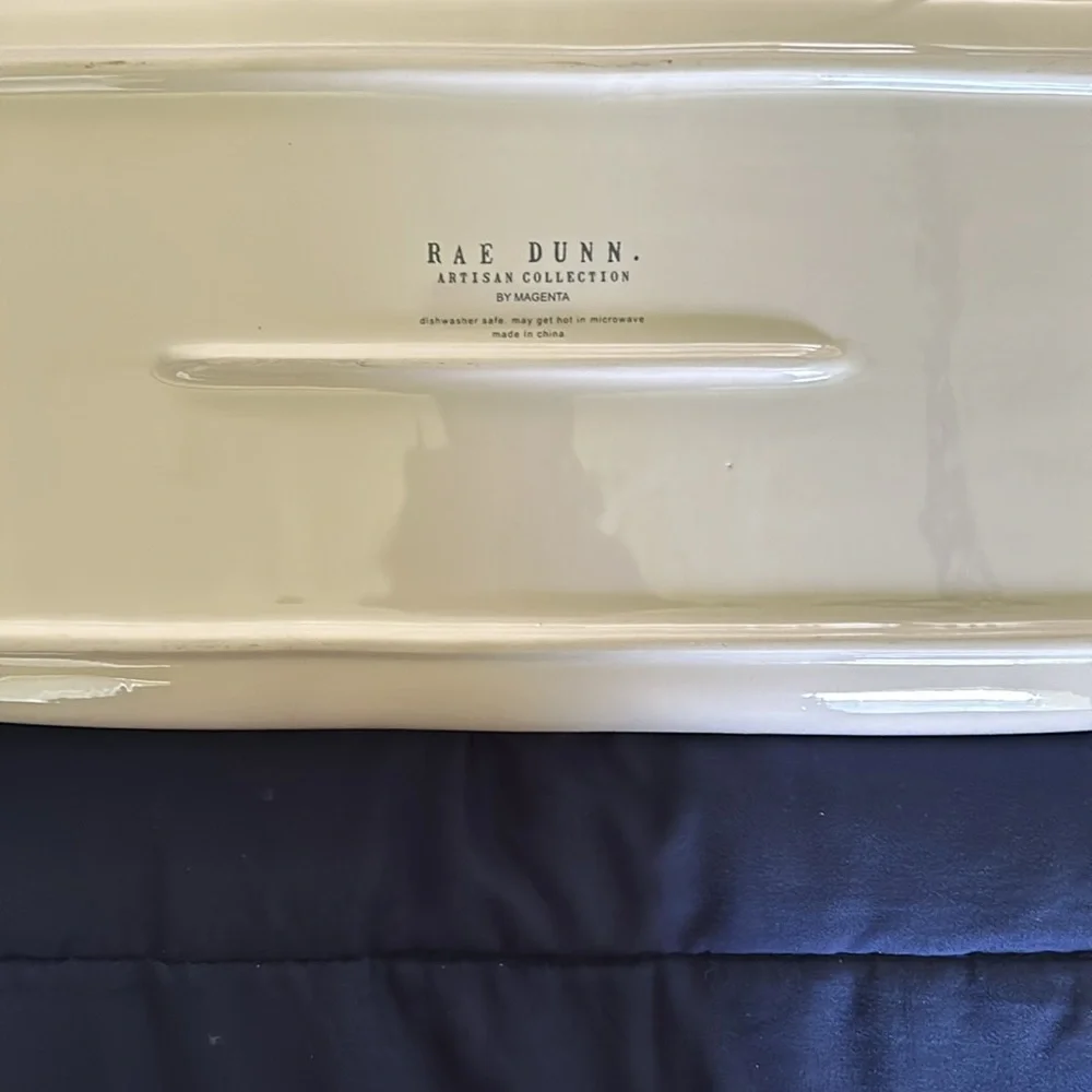 NWOT Rae Dunn starfish & anchor themed tray/platter - Picture 2 of 5